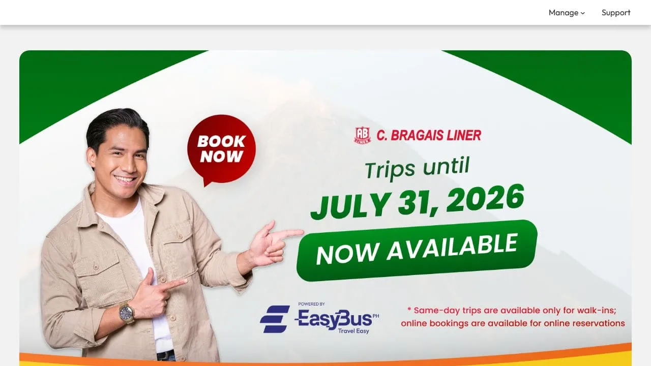 Bragais Liner homepage